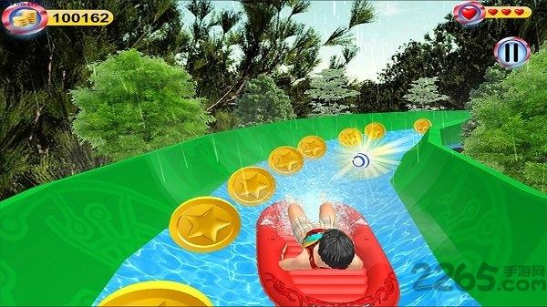 惊险水滑梯内购破解版下载,惊险水滑梯,竞速游戏,游泳游戏